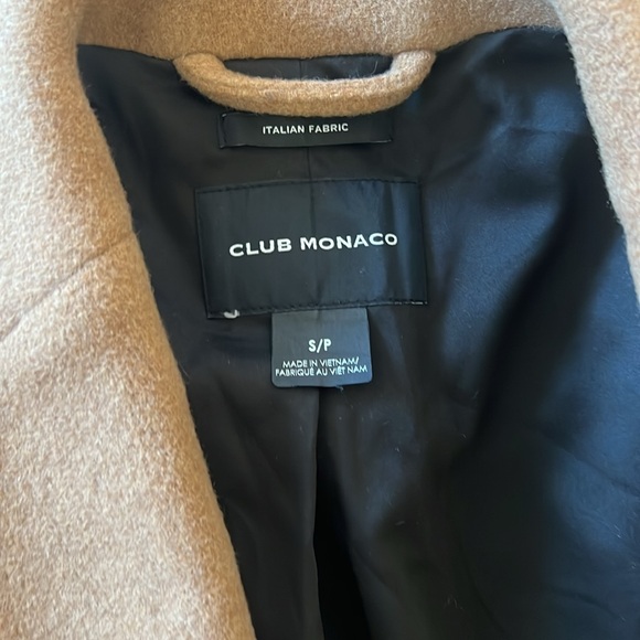 Camel Daylina Coat | Club Monaco - Picture 8 of 8